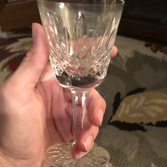 Waterford Lismore goblets. 40y anniversary 4L/4S - Picture 1 of 8